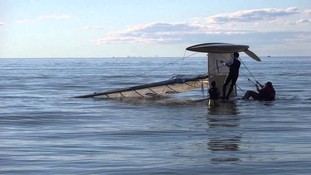 Righting Your Hobie Catamaran