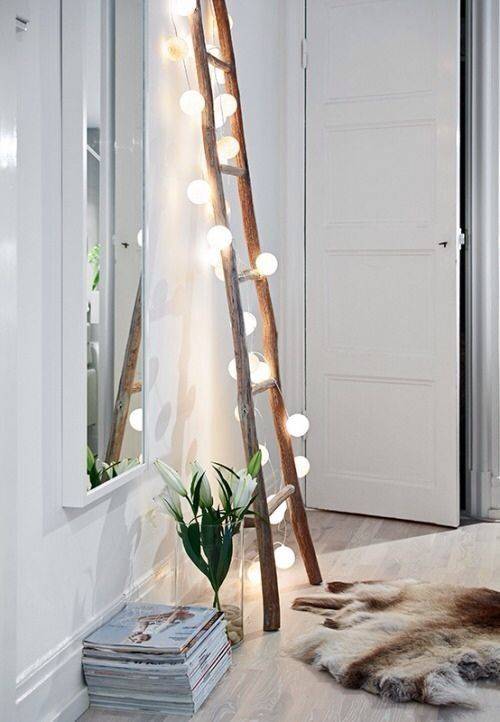INSPIRATION DÉCO- L’ÉCHELLE DE BOIS