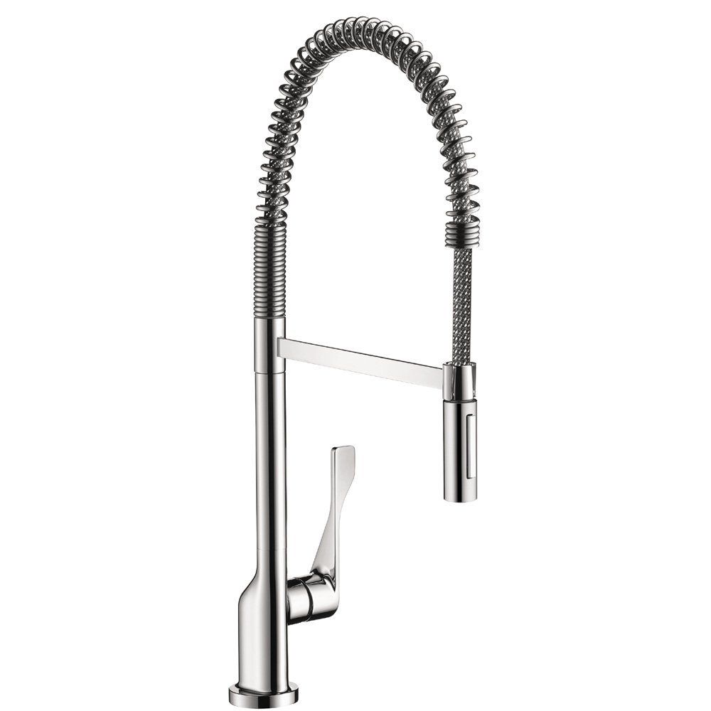 Hansgrohe 39840001 Axor Citterio Semi Pro Kitchen Faucet Home Hansgrohe 39840001 Axor Citterio Semi Pro Kitchen Faucet Chrome