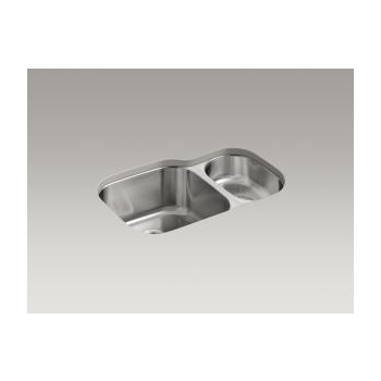 Kohler K3355 Undertone 30 X 20 Undermount Double Bowl Kitchen Sink Kohler K3355 Undertone 30 X 20 Undermount Double Bowl Kitchen Sink