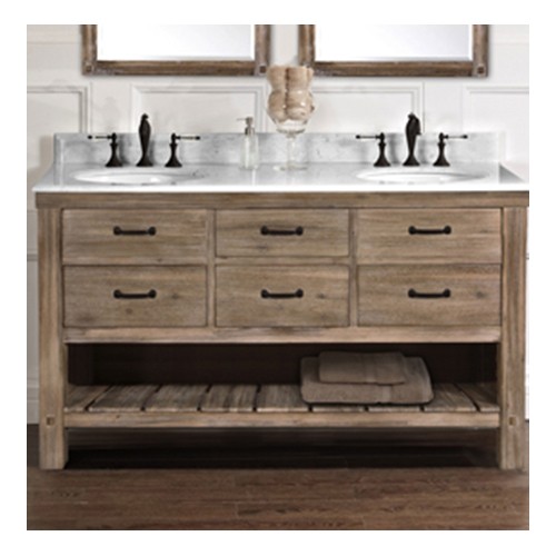 Fairmont Designs 1507 Vh6021d Napa 60 Open Shelf Double Bowl Vanity Fairmont Designs 1507 Vh6021d Napa 60 Open Shelf Double Bowl Vanity Sonoma