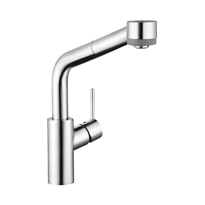 Hansgrohe 04247000 Talis S 2 Spray Semiarc Pull Out Kitchen Faucet Hansgrohe 04247000 Talis S 2 Spray Semiarc Pull Out Kitchen Faucet Chrome