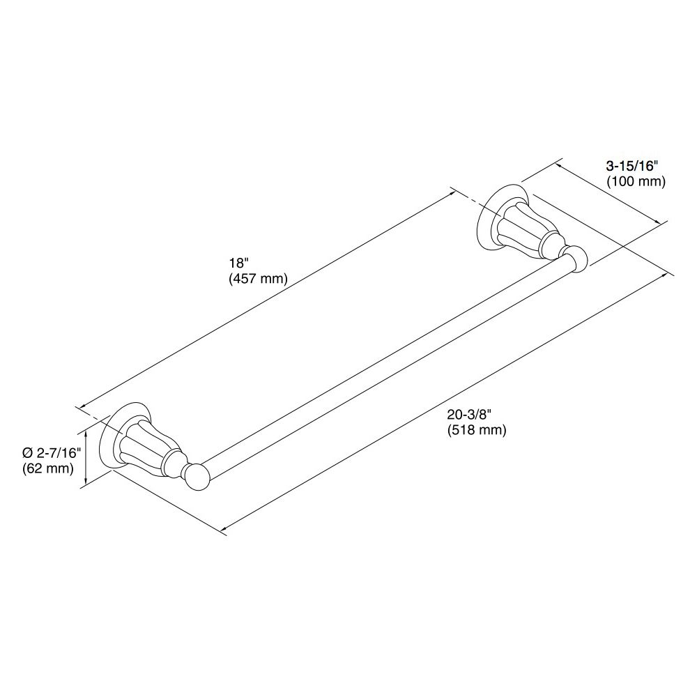 Kohler 13500 Bn Kelston 18 Towel Bar Home Comfort Centre Kohler 13500 Bn Kelston 18 Towel Bar