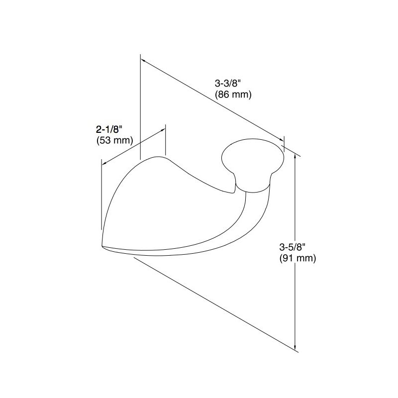 Kohler 37055 Cp Alteo Robe Hook Home Comfort Centre Home