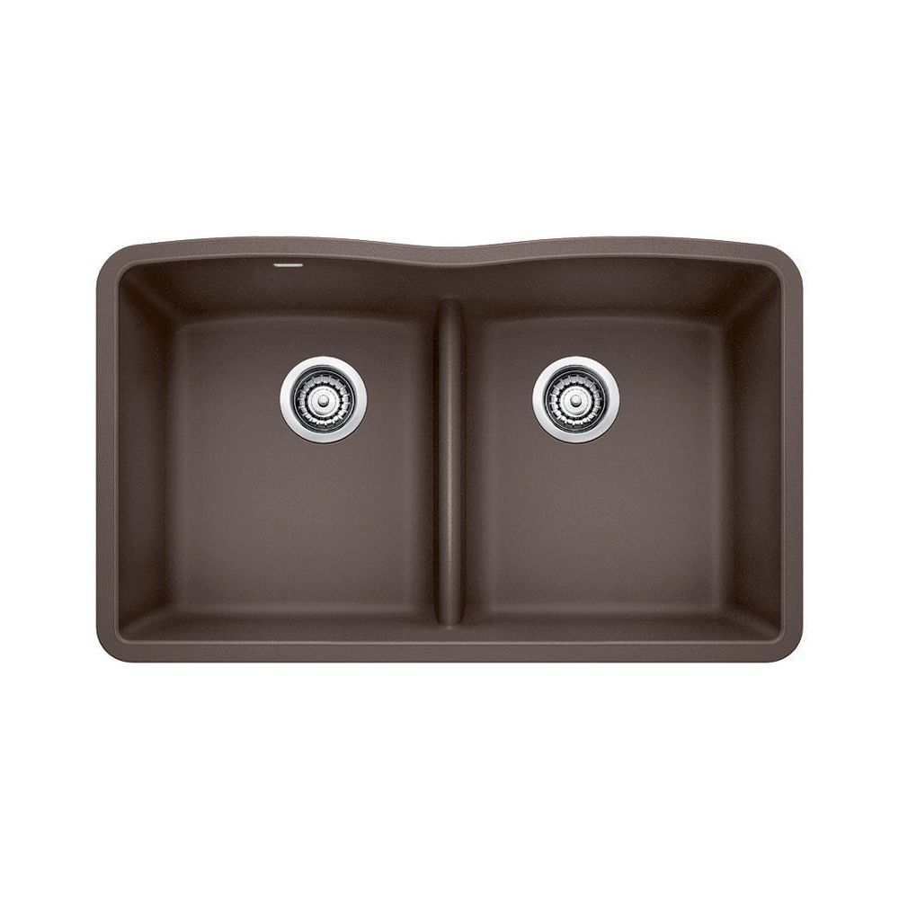 Blanco 401835 Diamond U 2 Low Divide Double Undermount Kitchen Sink Blanco 401835 Diamond U 2 Low Divide Double Undermount Kitchen Sink