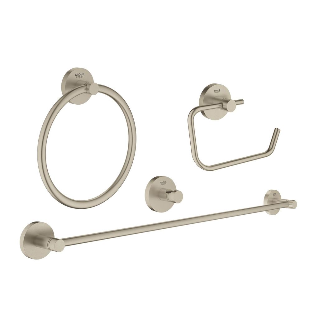 Grohe 40823en1 Essentials Master Bathroom Accessories Set Home Grohe 40823en1 Essentials Master Bathroom Accessories Set