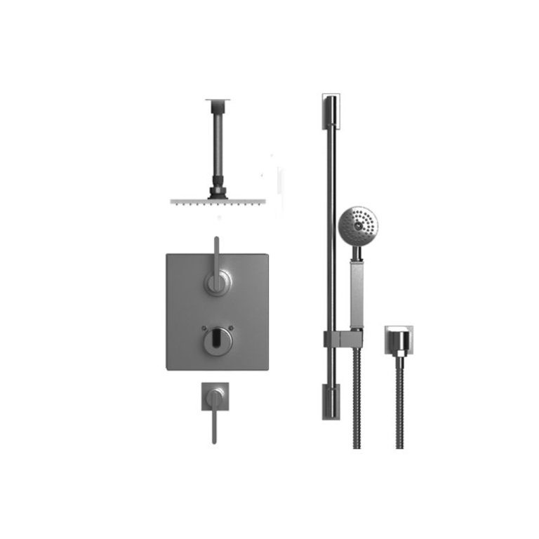 Rubinet 42rtqchabm R10 Temperature Control Shower With Two Separate Rubinet 42rtqchabm R10 Temperature Control Shower With Two Separate Volume Controls Chrome Home Comfort Centre