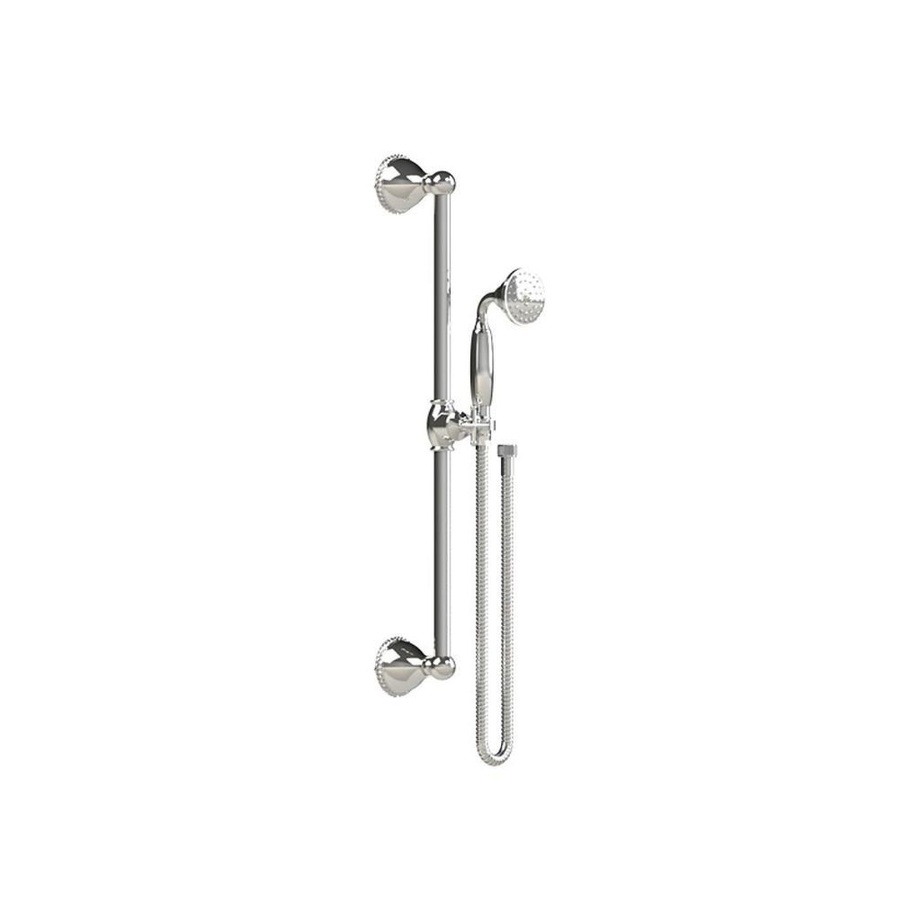 Rubinet 4get0chch Etruscan Adjule Slide Bar With Hand Held Rubinet 4get0chch Etruscan Adjule Slide Bar With Hand Held Shower Assembly Chrome