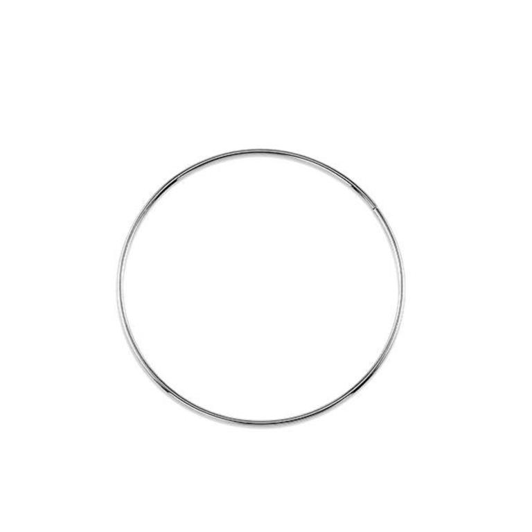 1183 10k White Gold Hoop Earrings 40mm 1mm Width Minichiello 10k White Gold Hoop Earrings 40mm 1mm Width Minichiello Jewellers