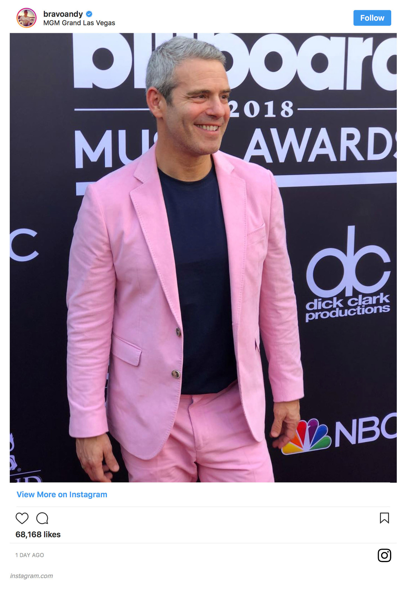 buzzfeed: andy cohen at the billboard music awards