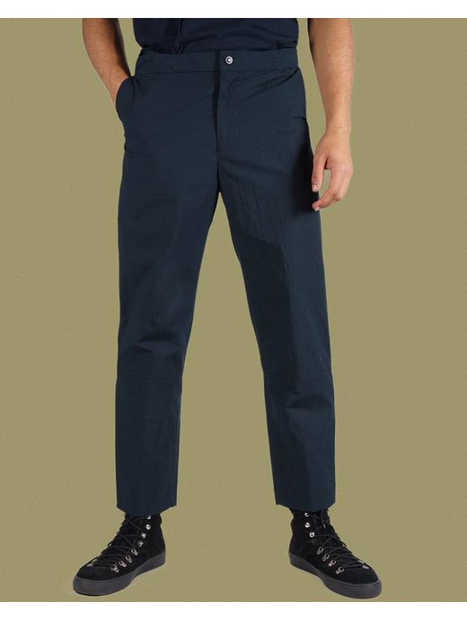 United Boroughs Masaru pant navy seersucker