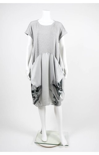 Alembika Short Sleeve Cotton Silk Floral Calia Dress Alembika Short Sleeve Cotton Silk Floral Calia Dress