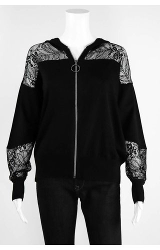 Lauren Vidal Lace Hoodie Jacket Lauren Vidal Lace Hoodie Jacket