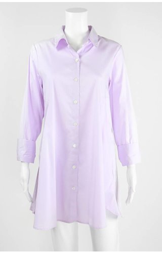 Inae Collection Button-Back Shirt Dress With Pockets Inae Collection Button-Back Shirt Dress With Pockets