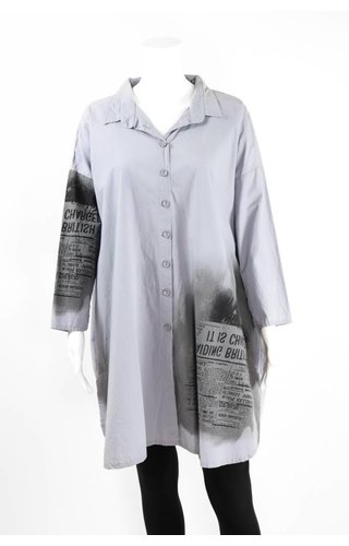 Luukaa Collared Tunic Shirt Luukaa Collared Tunic Shirt