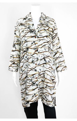 Bitte Kai Rand Burnt Edge Printed Jacket Bitte Kai Rand Burnt Edge Printed Jacket