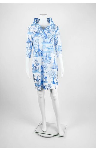 Gretchen Scott Ruffle Neck Pagoda Paradise Gretchen Scott Ruffle Neck Pagoda Paradise
