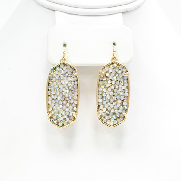Earrings Bling Glamour Rhinestone Crystal Earrings
