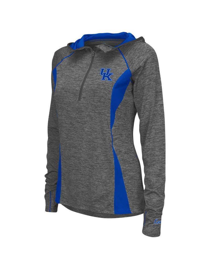 Colosseum Athletics PULLOVER, LADIES, 1/4 ZIP, HOODED 