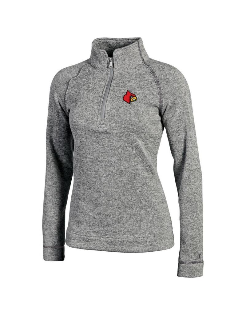 Champion Products PULLOVER, LADIES, 1/4 ZIP, ARCTIC, GRAY 