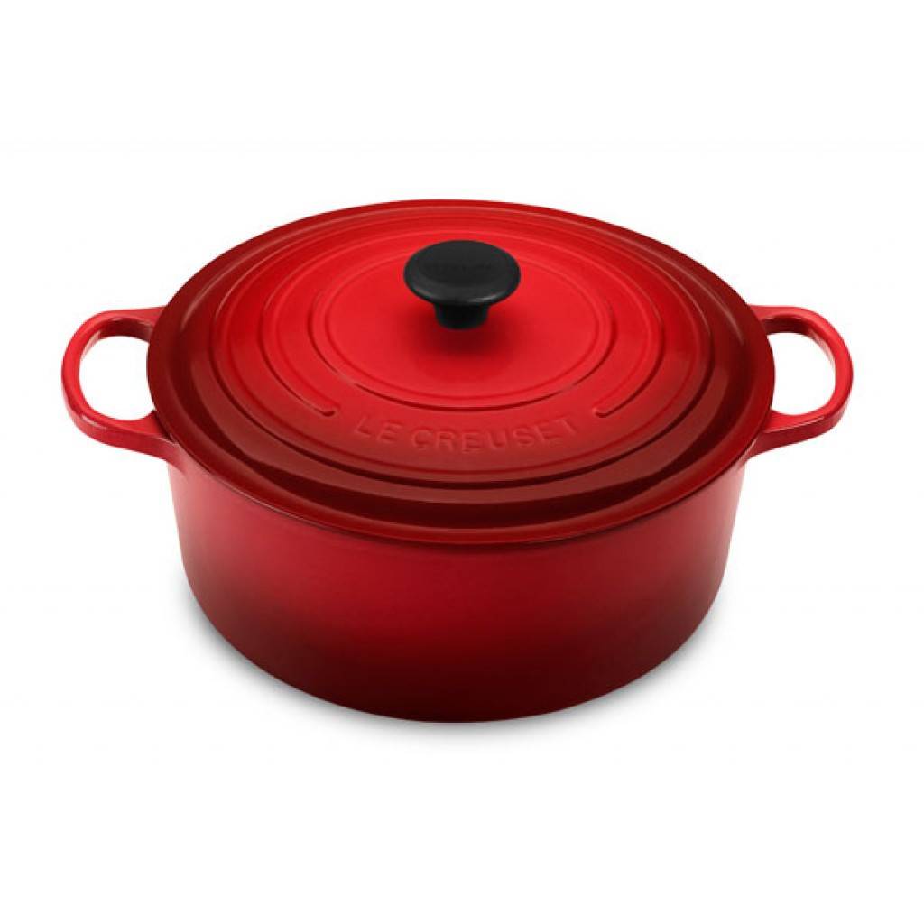 Cocotte ronde 5 3 L Le Creuset Cerise Ares Cuisine