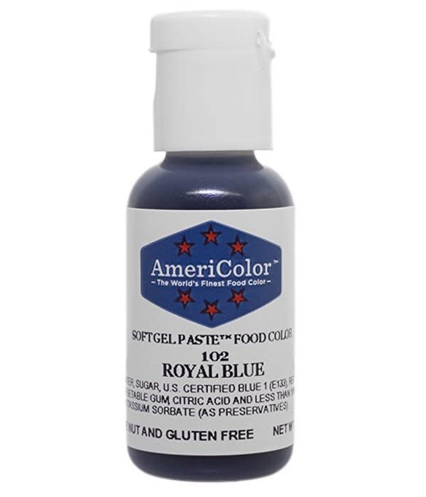 Americolor Soft Gel Paste Food Color, Royal Blue - Kitchen Supplies ... Americolor Soft Gel Paste Food Color, Royal Blue - Kitchen Supplies ...