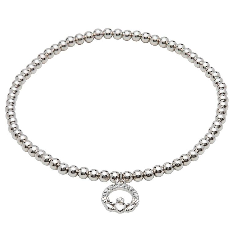 Bracelets Bangles Shanore Sterling Swarovski Crystal Claddagh Bracelets Bangles Shanore Sterling Swarovski Crystal Claddagh Charm Bracelet