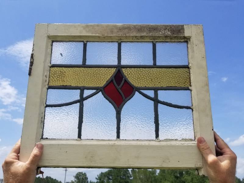 Salvaged Stained Gl Window 19 3 4 X 16 Sarasota Salvaged Stained Gl Window 19 3 4 X 16