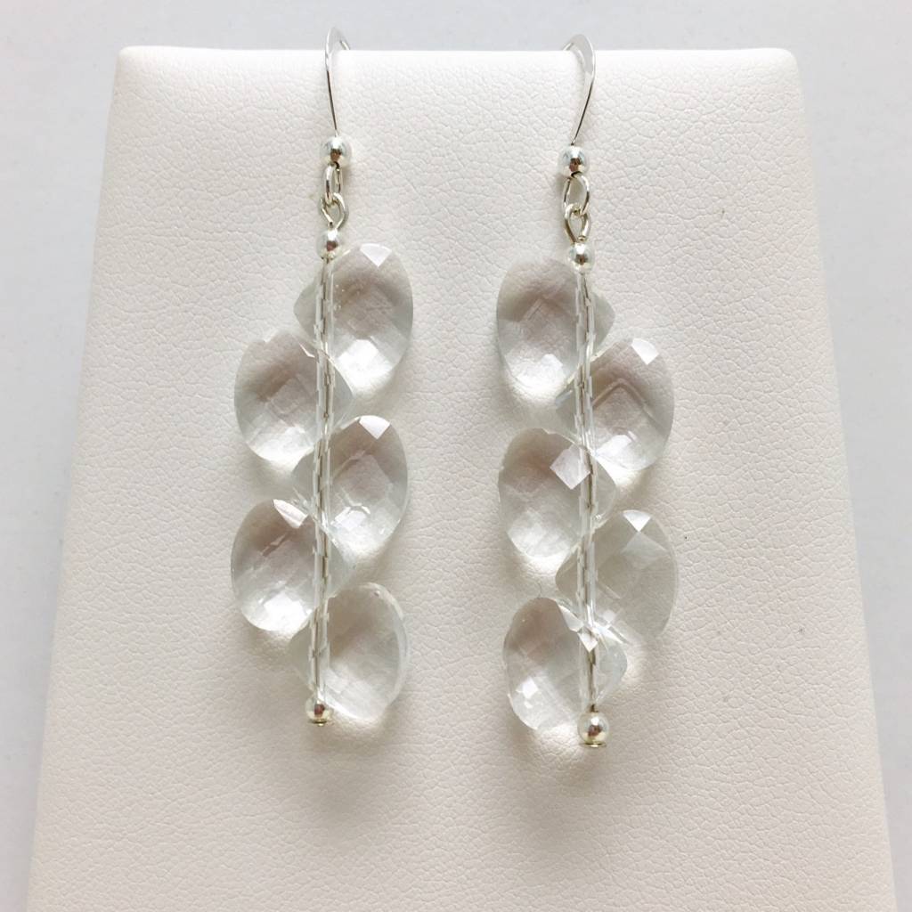 Clear Crystal Earrings Oceans Allure Clear Crystal Earrings