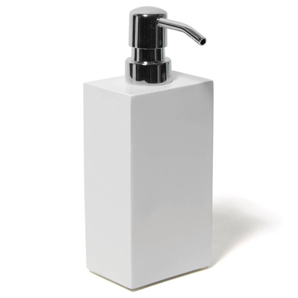 Jonathan Adler Lacquer Soap Dispenser In White Feliz Interiors Jonathan Adler Lacquer Soap Dispenser White