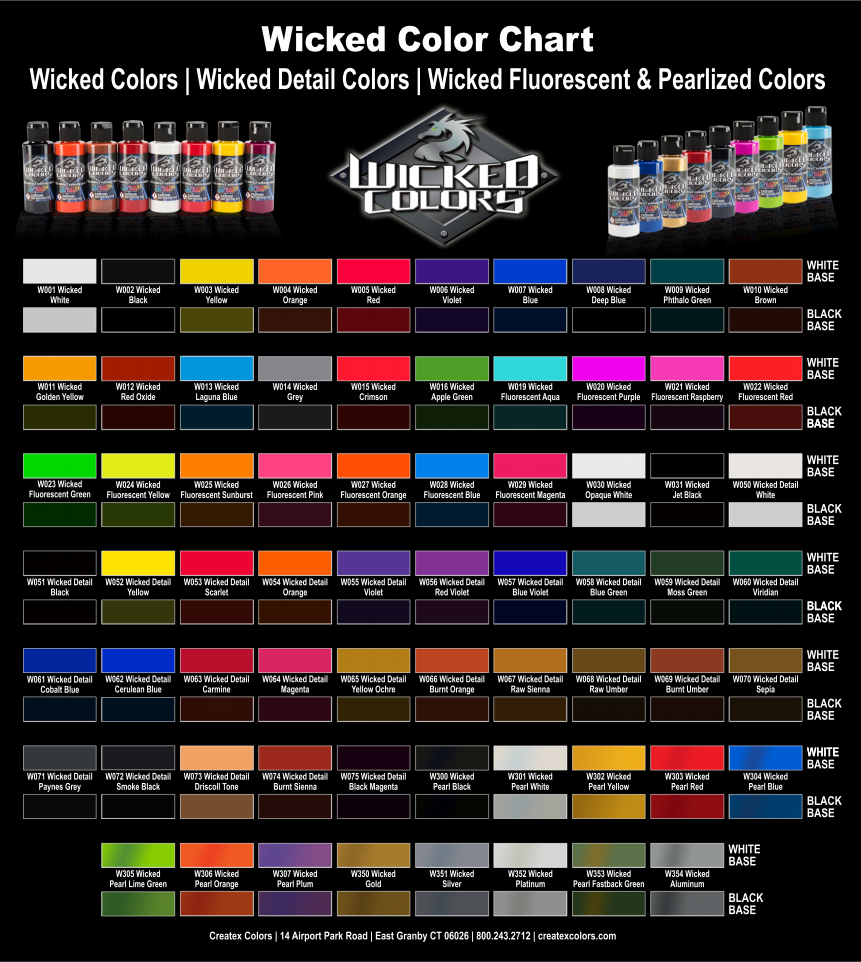 CREATEX WICKED COLOR - Colours Artist Supplies