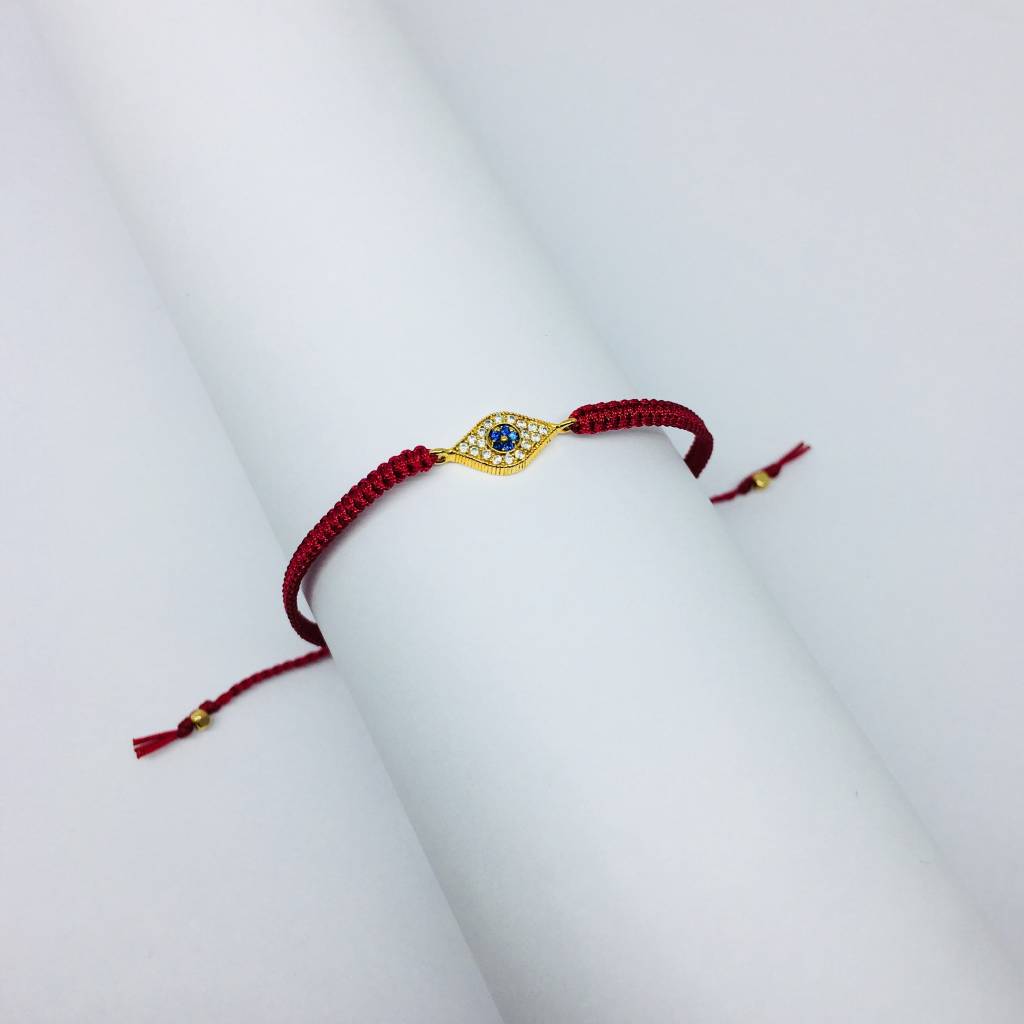 Tai49b Townhome Tai Red Evil Eye Bracelet