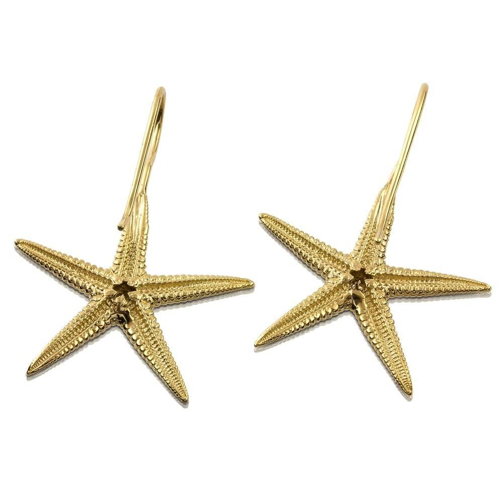 Starfish Earrings 14k Gold Wire Gogo Jewelry Starfish Earrings 14k Gold Wire