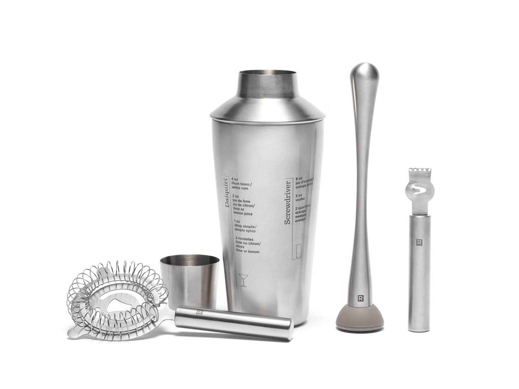 5Piece Cocktail Shaker Kit Boutique RICARDO