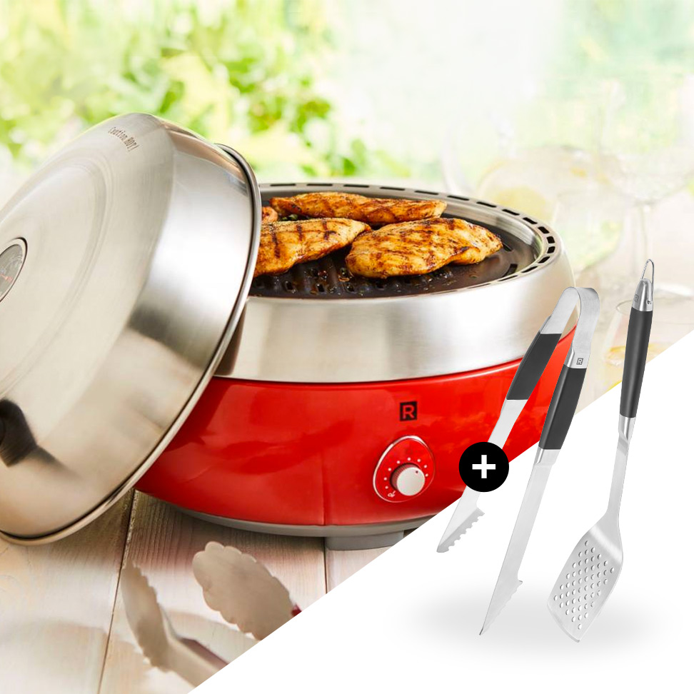 <strong>Achetez un barbecue portable</strong><span>En cadeau : un ensemble d’ustensiles à barbecue</span>