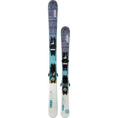 Elan Jr Twist Pro QS Ski w/ EL4.5 AC Shift Black/Silver Binding 2018 105
