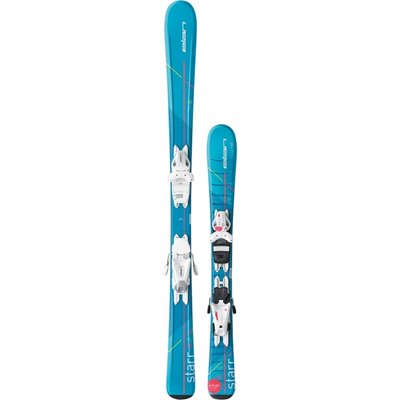 Elan Jr Starr QT Ski with EL 4.5 White Binding 2018