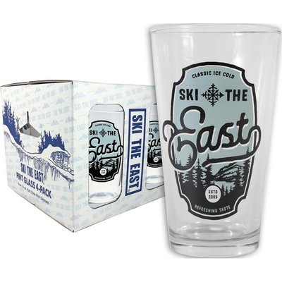 Ski The East Sterling Pint Glass 4-Pack