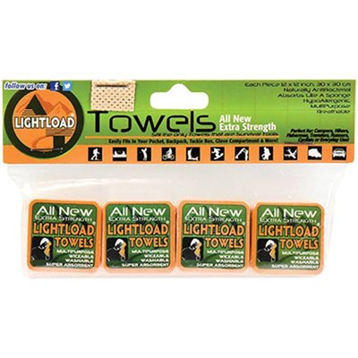 Lightload Towels Four Pack 12"x12"