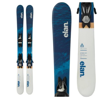 Elan Jr Pinball Pro QS Ski w/EL 7.5 AC Shift B90 Black/Silver Binding 2019