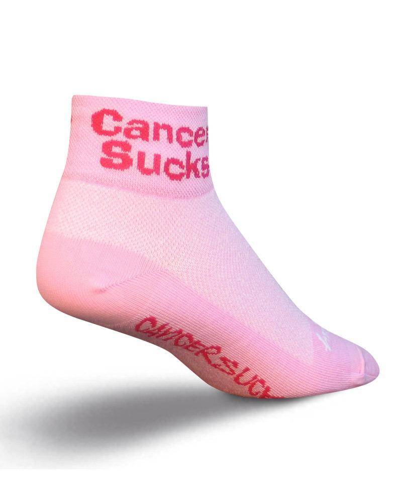 sock guy womens cancer sucks classic cycling socks