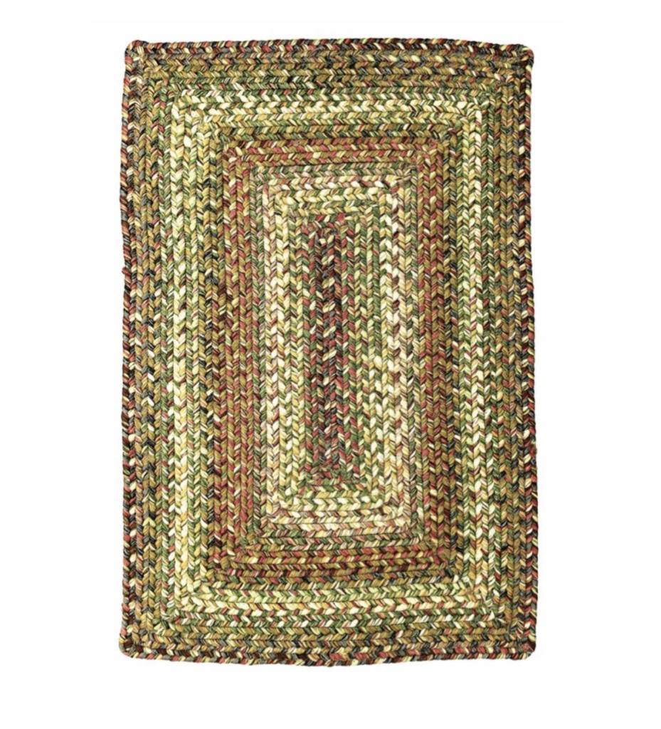 Rain Forest Ultra Durable Braided Rugs Country Farmhouse Casual Rugs