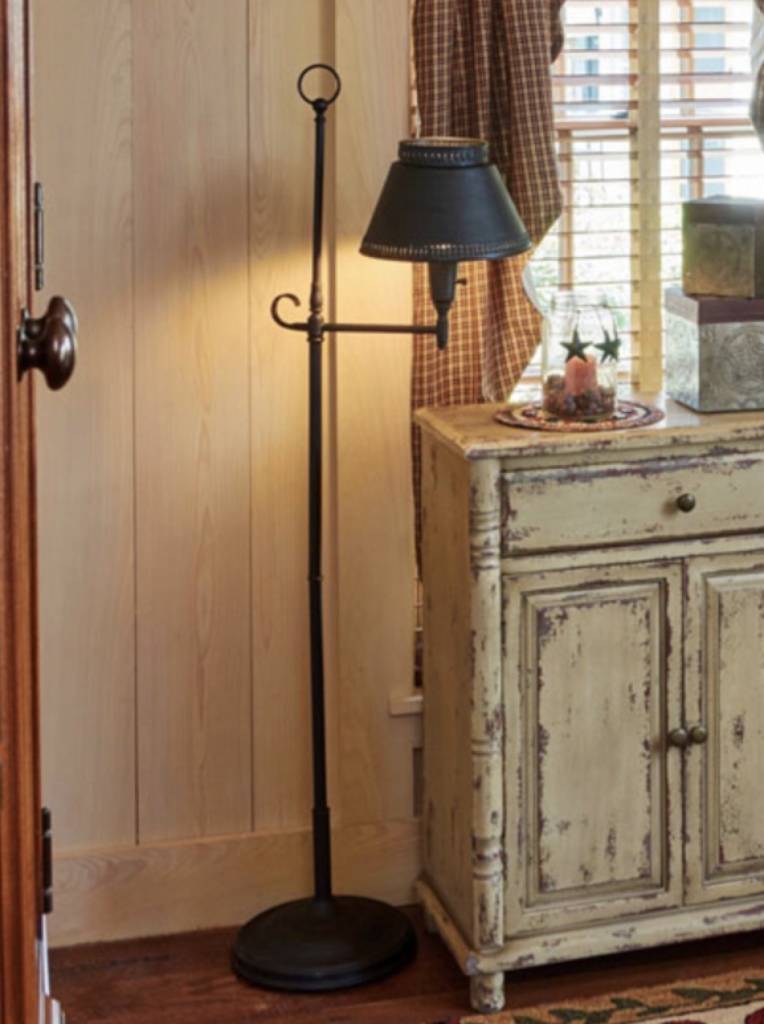 primitive country floor lamps