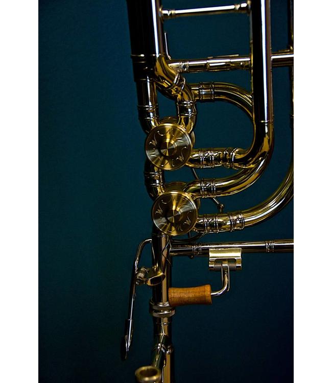 M&W Trombones M&W 929 Large Bore Double Valve Bass Trombone Bb/F/Gb