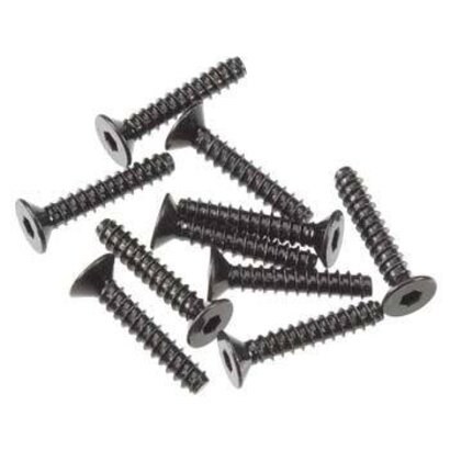 Axial AXA0467 - Axial Hex Socket Tapping Flat Head M 3x16mm Black (10) SCX10