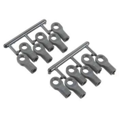 RPM R/C Products RPM80472 - RPM Rod Ends Short Black
