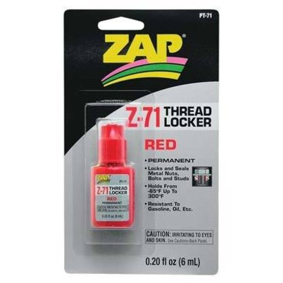 ZAP PAAR2271 - ZAP PT71 Red Thread Locker .20 oz