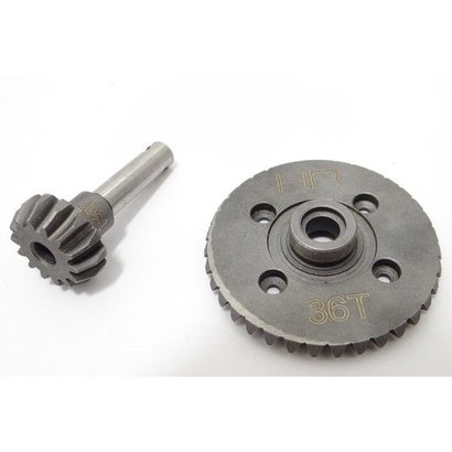 Hot Racing SWRA9364 - Hot Racing HD Spiral Cut Bevel Gear Set 36T 14T AX10