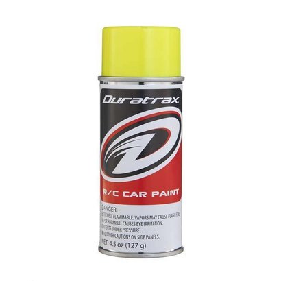 Duratrax DTXR4279 - Duratrax Fluorescent Yellow Poly Carb Spray Paint