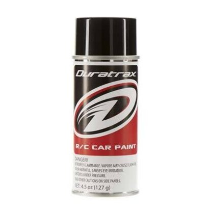 Duratrax DTXR4250 - Duratrax Basic Black Poly Carb Spray Paint